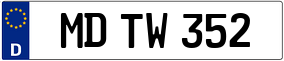 Truck License Plate